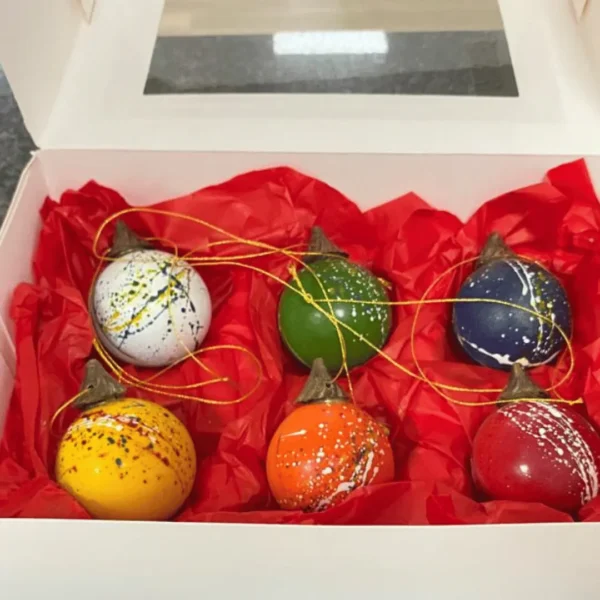 Luxury Chocolate Christmas Baubles - Image 3